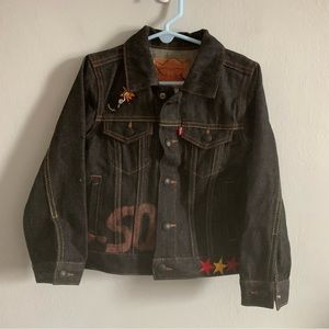 Levi’s denim jacket, black, sz 4